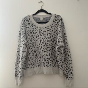 Dee Elly Women’s Leopard Print Sweater